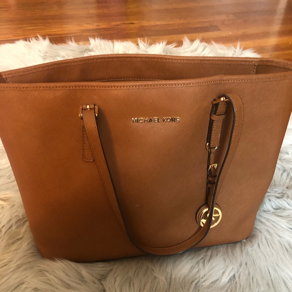 MK brown large tote